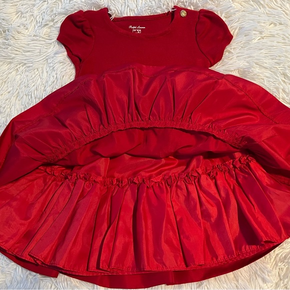 Ralph Lauren baby girl red dress - Picture 5 of 8